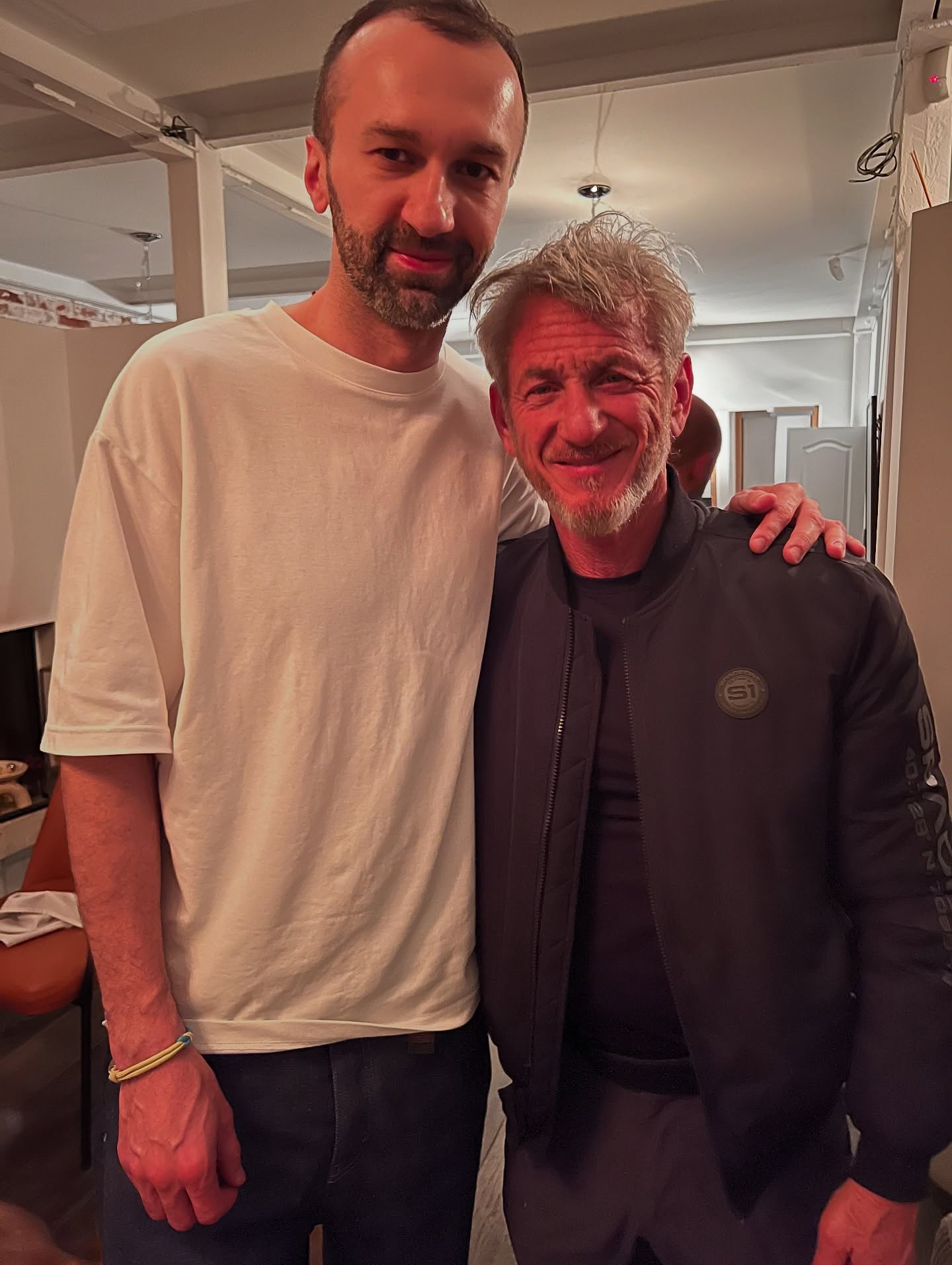 Шон Пенн зустрівся з Сергієм Лещенко - фото